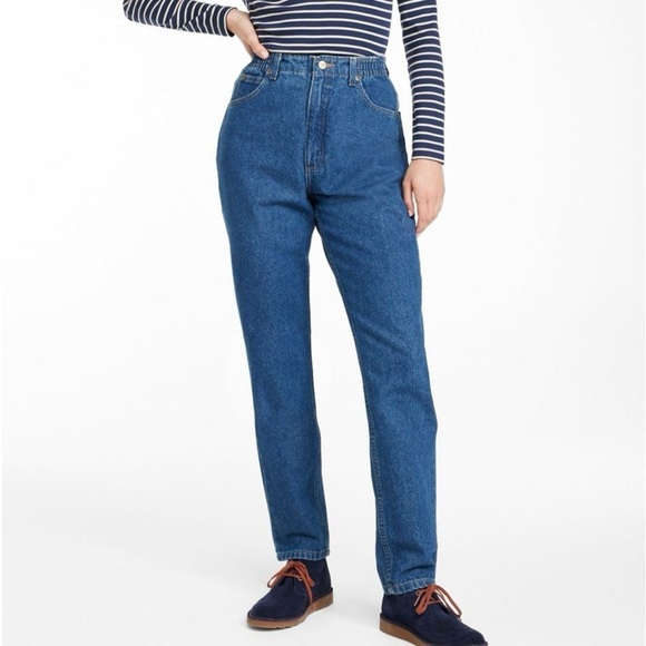 L.L. Bean Original Relaxed Fit Straight Leg Double Layered Insulated Jeans - Picture 1 of 15